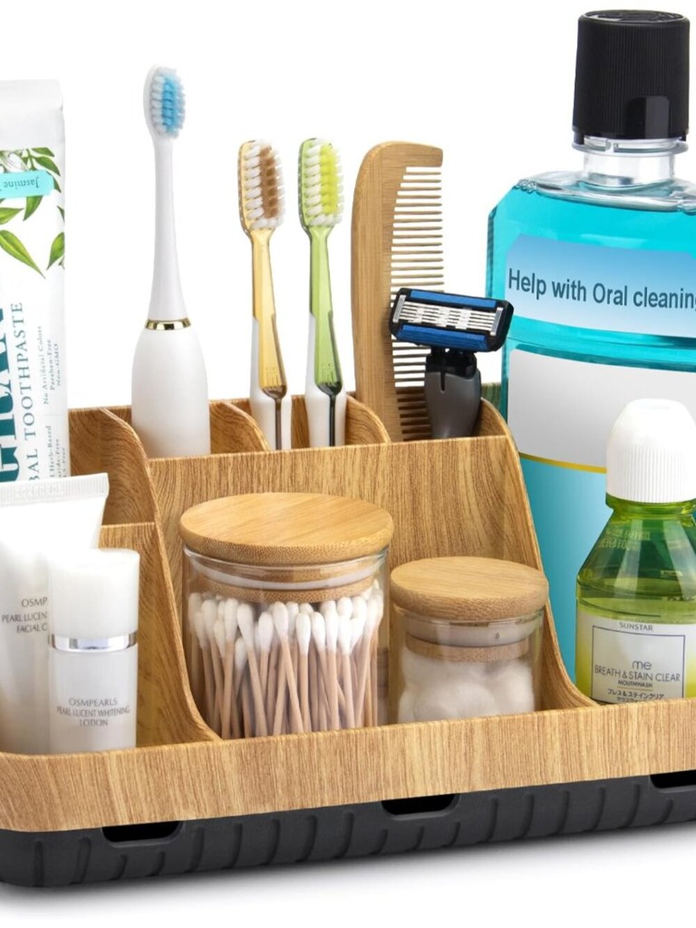 Bathroom Organizers and Storage - Detachable 7 Slots Kids Electric Toothbrush an